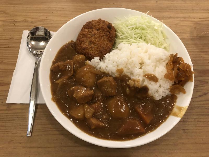 伝説のKGカレー（コロッケ入り）